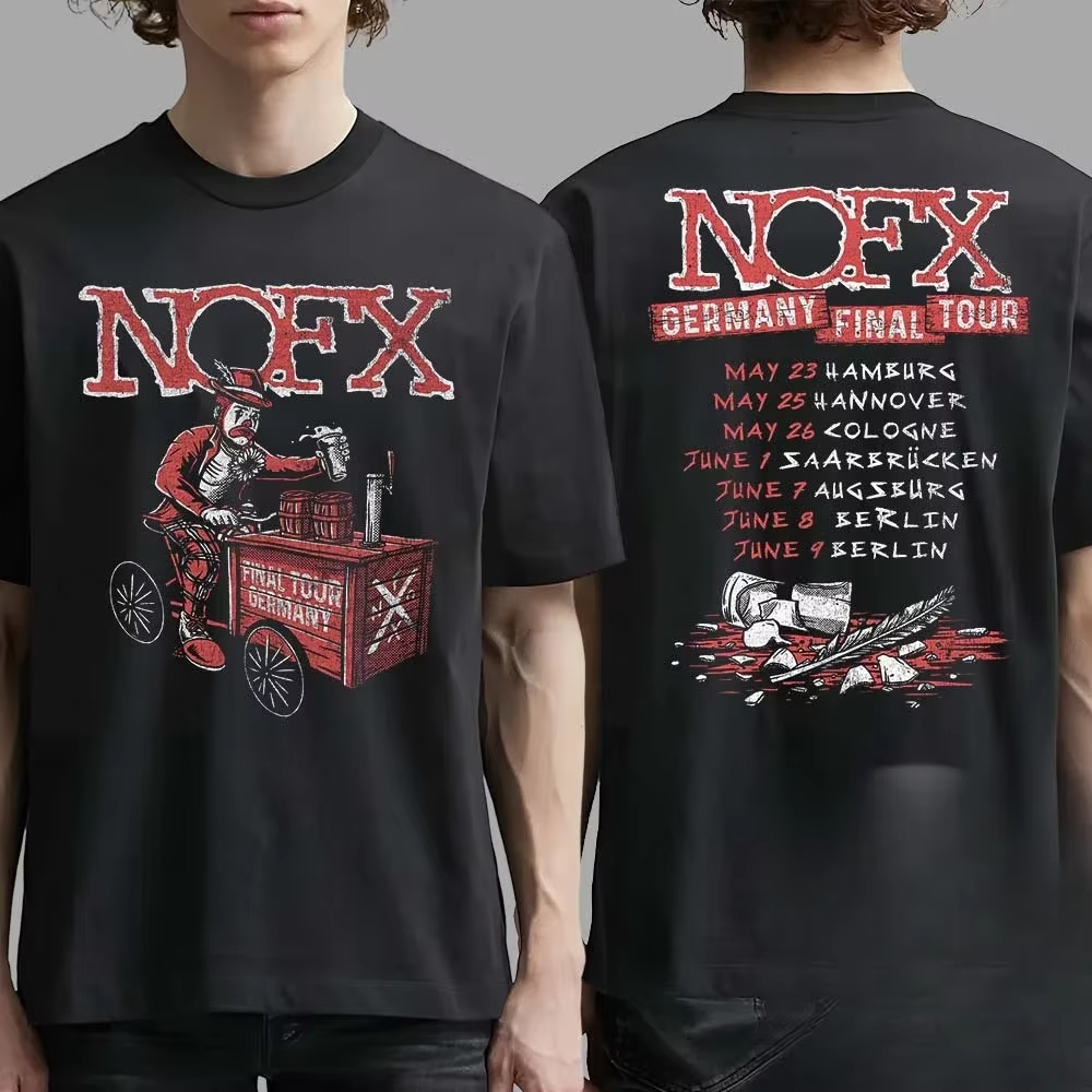 Streetwear Brand Essentials - NOFX Rock Band Graphic Essentials T-shirt