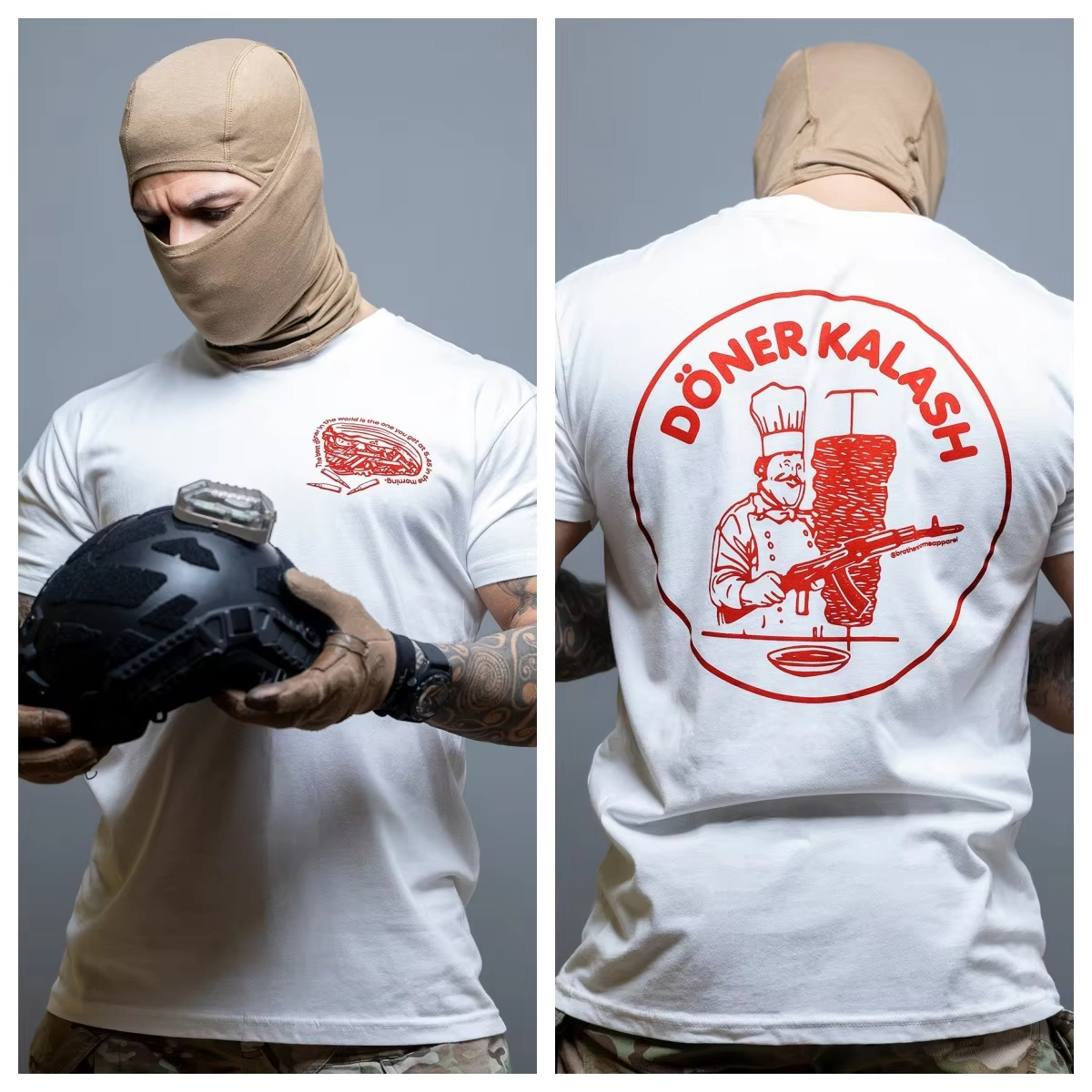 Streetwear Brand Trends - White Hardcore Military Tactical Fitness Trend