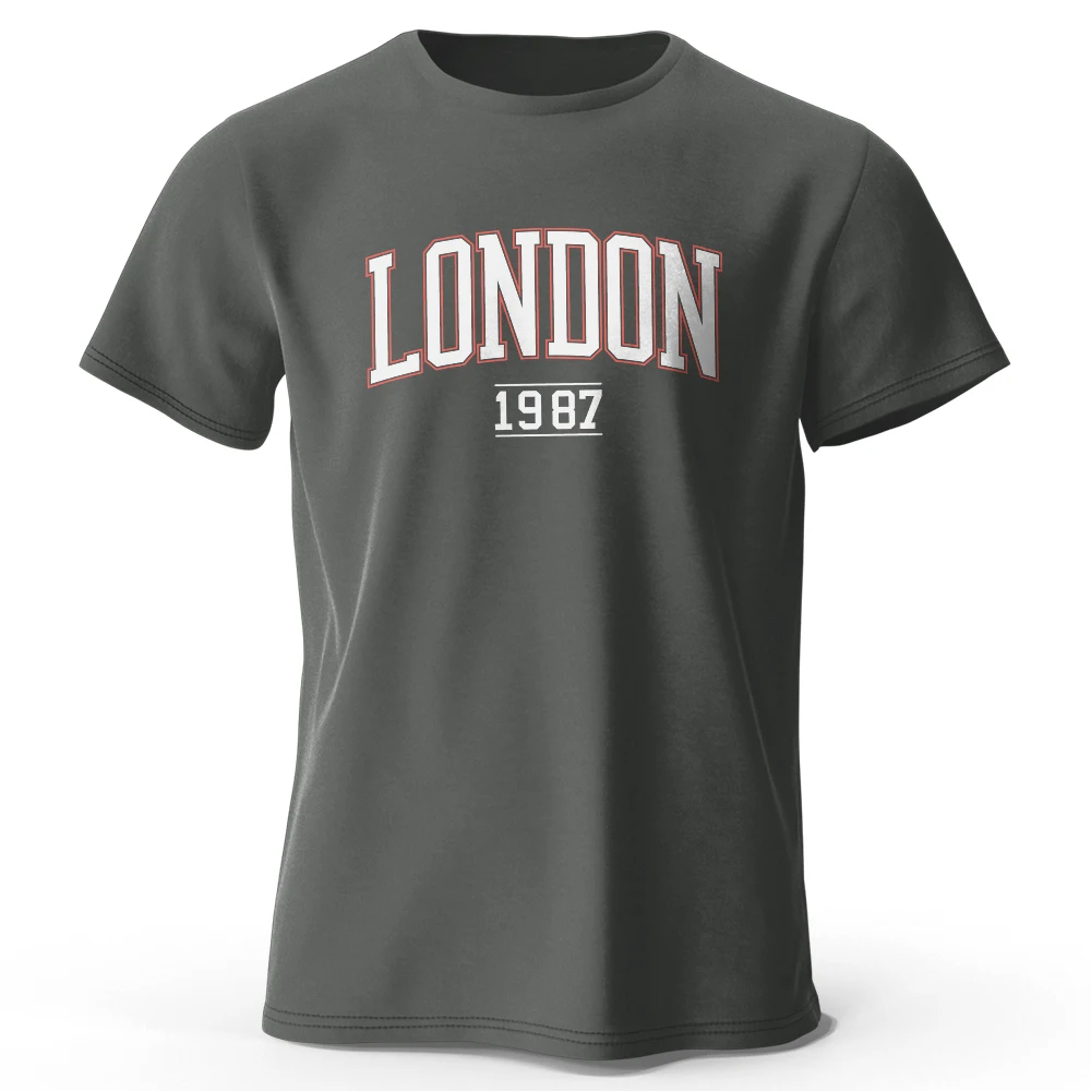 Streetwear Brands London - S-4XL Men's London 1987 Vintage T-shirt