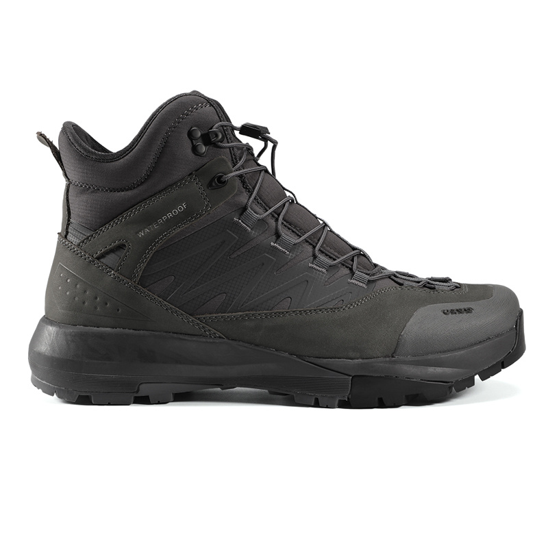 High Top Hiking Leather Shoes  - Streetwear Outdoor Brand ulasan dan harga