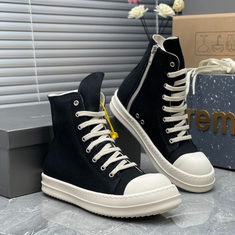 Brand Luxury Ramones Black Can - Streetwear Brand Shoes ulasan dan harga