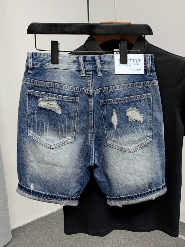 2026 Summer Ripped Straight Me - Streetwear Brand Fashion ulasan dan harga