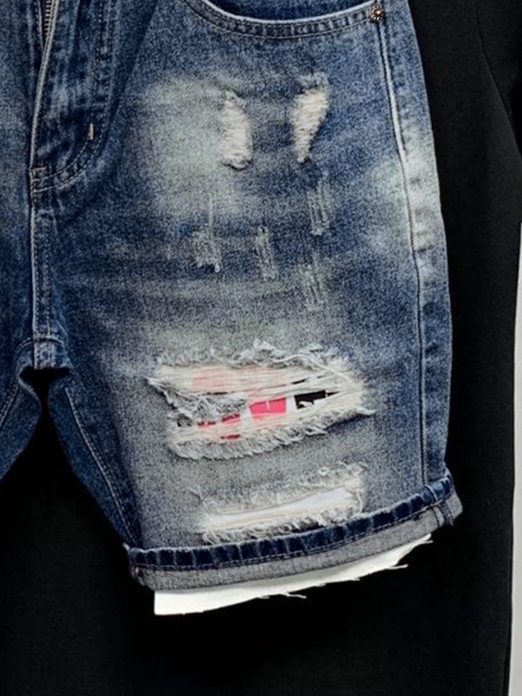 2026 Summer Ripped Straight Me - Streetwear Brand Fashion ulasan dan harga