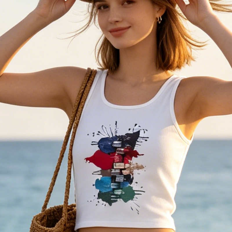 Fashion Brand Graphics Crop To - Streetwear Brand New ulasan dan harga