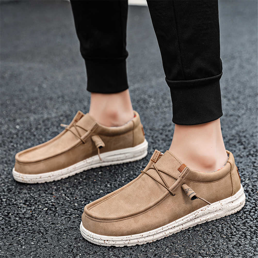 Round Foot Non-slip Men's Snea - Streetwear Brand Shoes ulasan dan harga