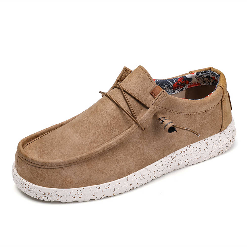 Round Foot Non-slip Men's Snea - Streetwear Brand Shoes ulasan dan harga