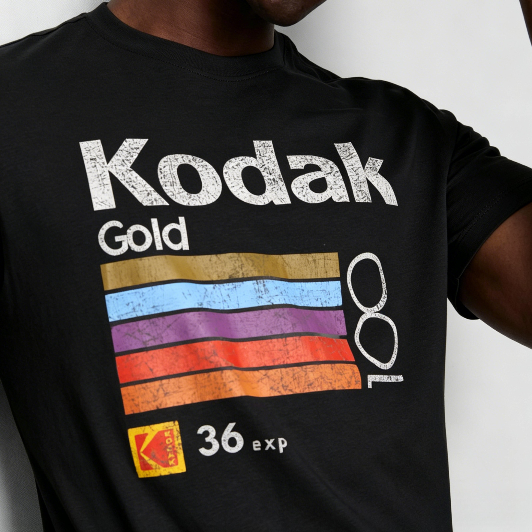 Kodak Brand  Cotton Unisex Shi - Streetwear Outdoor Brand ulasan dan harga