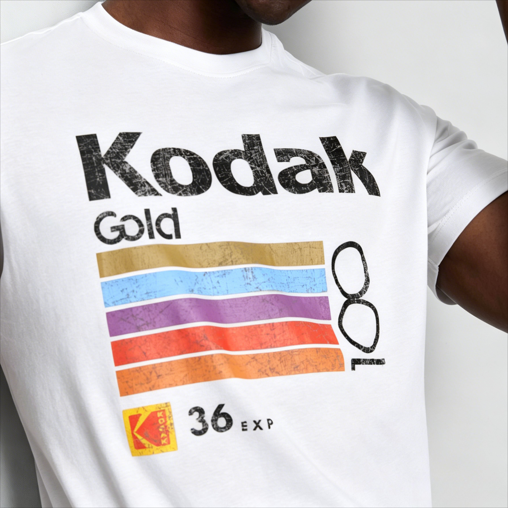 Kodak Brand  Cotton Unisex Shi - Streetwear Outdoor Brand ulasan dan harga