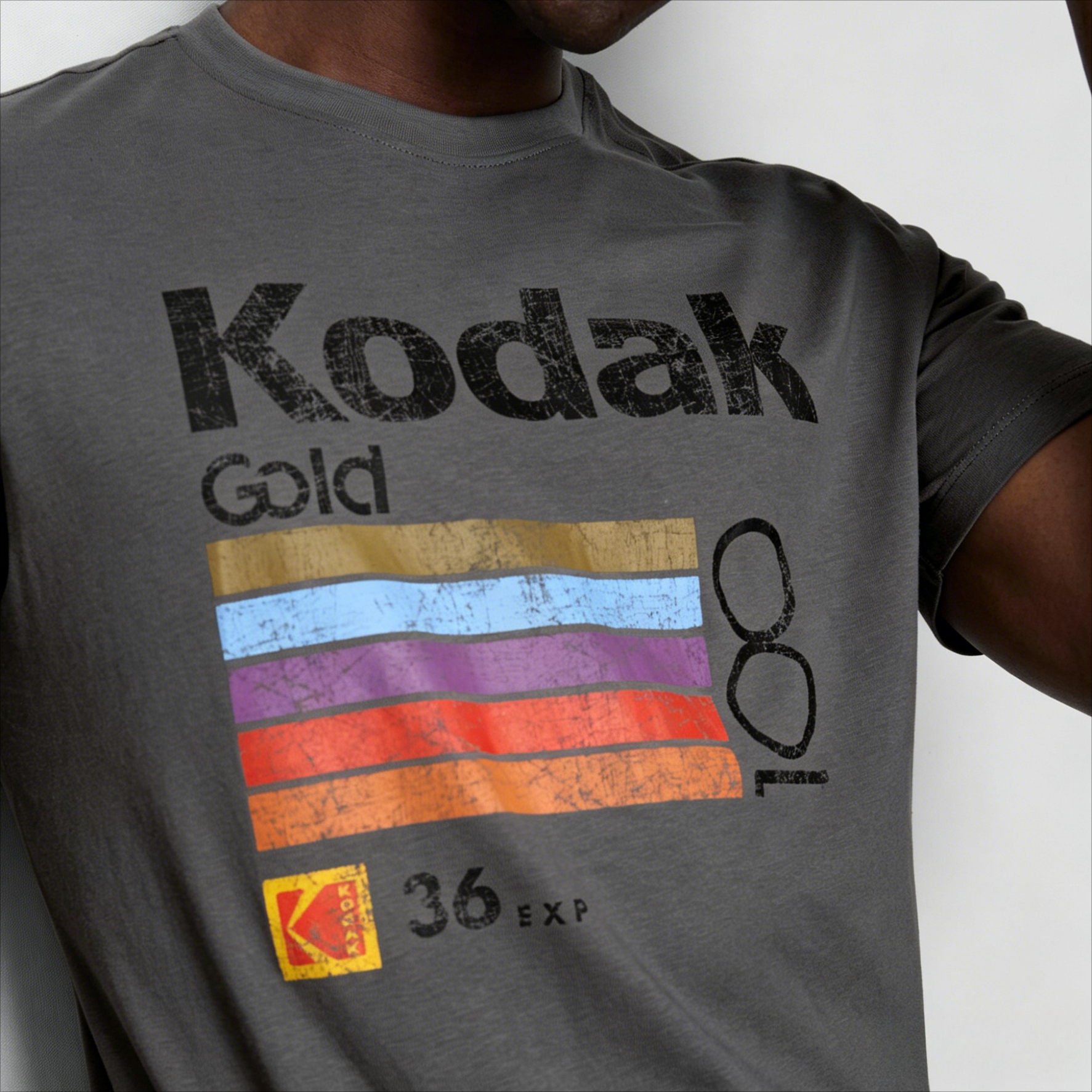 Kodak Brand  Cotton Unisex Shi - Streetwear Outdoor Brand ulasan dan harga