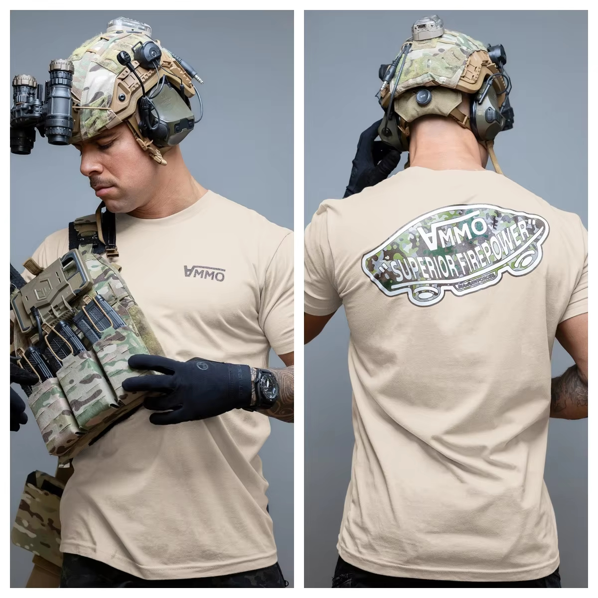 White Hardcore Military Tactic - Streetwear Brand Trends ulasan dan harga