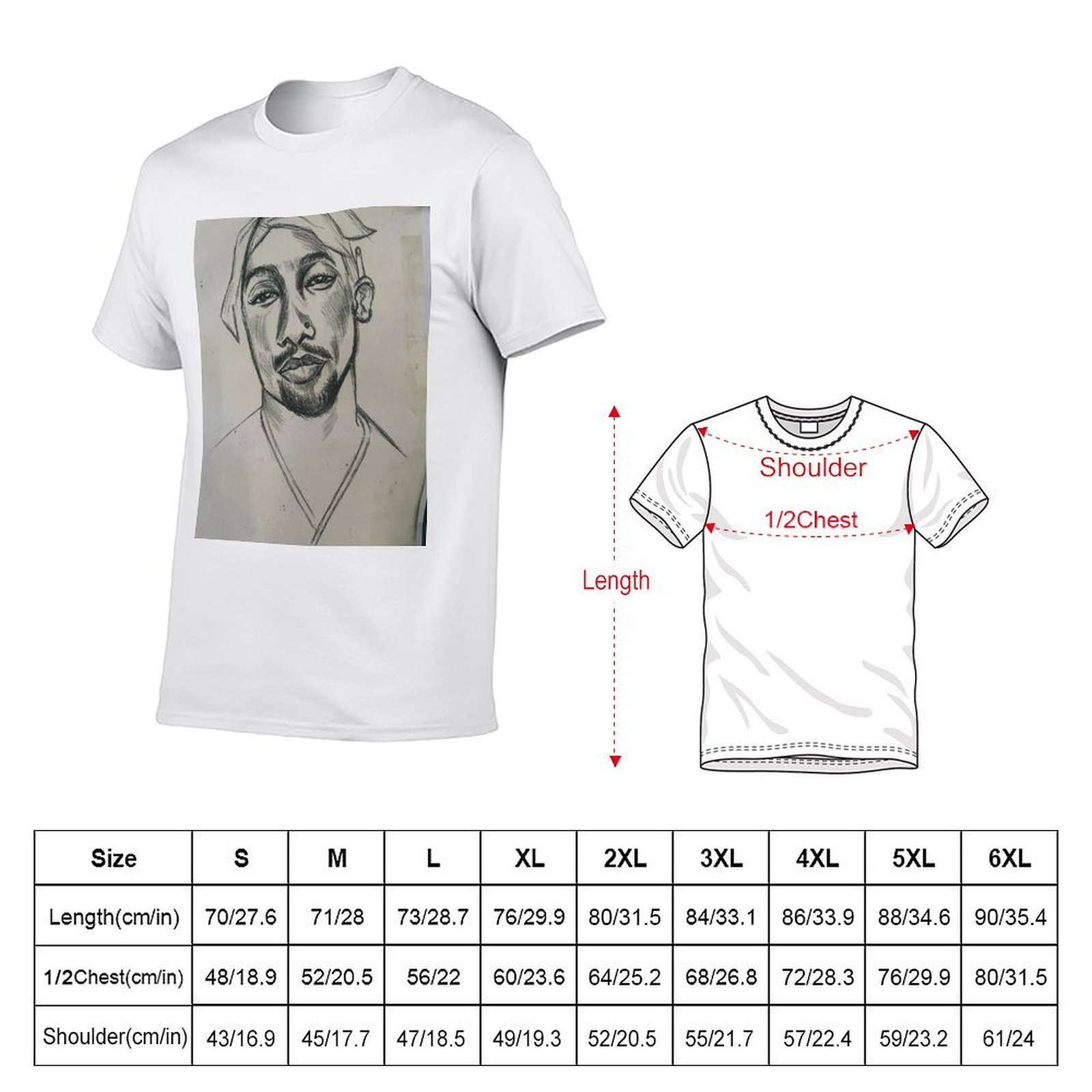 2 PAC ART CASUAL STREET WEAR T - Streetwear Brand Essentials ulasan dan harga