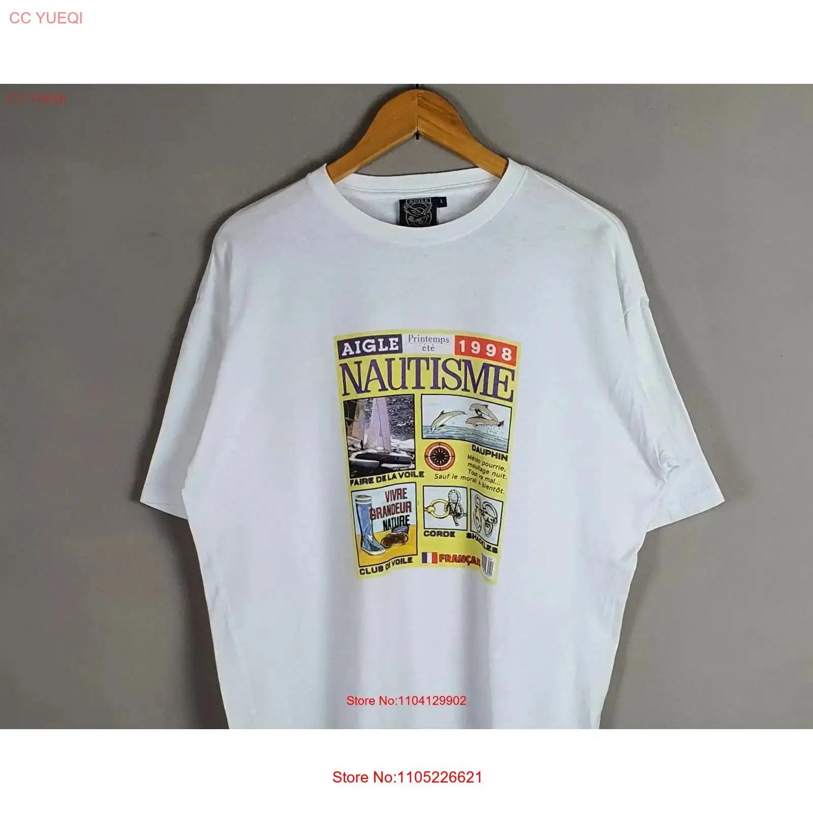 Vintage 1998 AIGLE Nautisme Sp - French Streetwear Brand ulasan dan harga